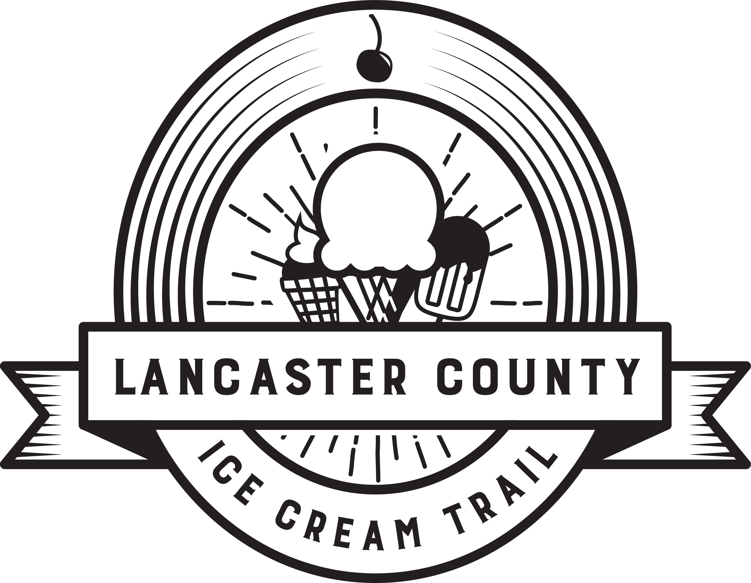 Lancaster Country Ice Cream Trail Logo